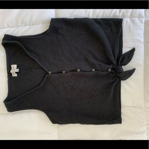 Madewell tie front tank